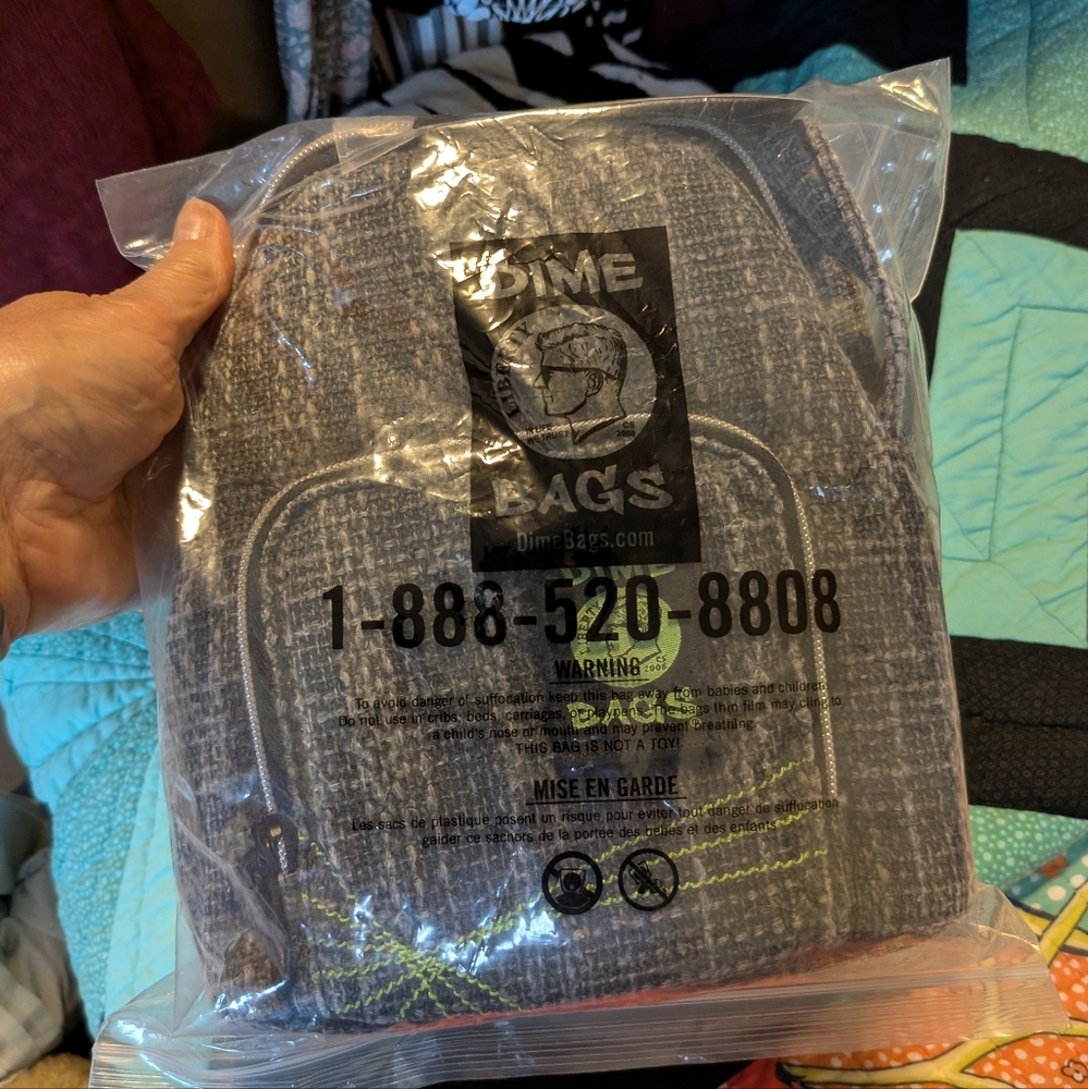 DIME BAGS Club Kid Mini Backpack - Secret Pocket! - Picture 8 of 8